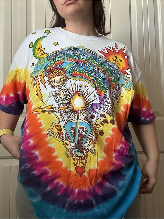 Liquid Blue Other - Grateful Dead Tie-Dye Graphic Tee Liquid Blue Size XXL